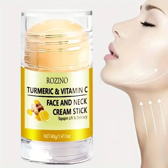 Turmeric & Vitamin C Face and Neck Cream Stick - Yellow Turmeric Hydrating Face - Picture 10 of 10